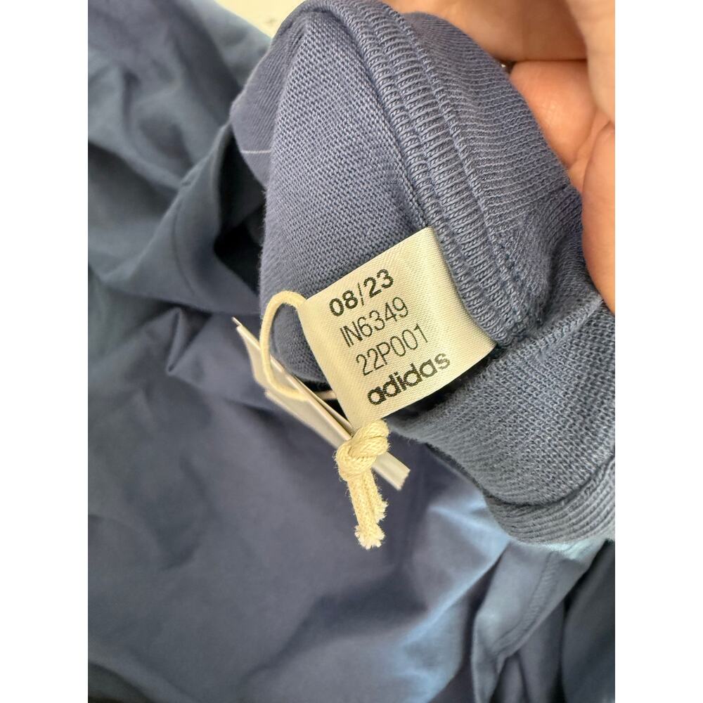 NWT Adidas Men’s Golf Crest Logo Long Sleeve Performance‎ Shirt Blue 2XL - Picture 14 of 14